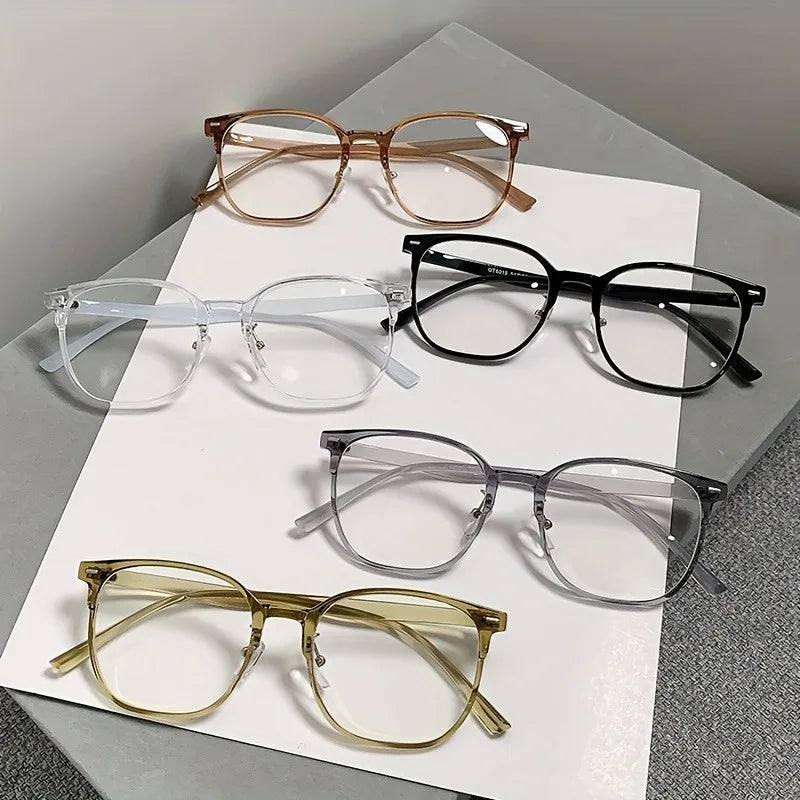 Square Frame Vintage Glasses for Man and Woman Y2K Inspires Fashion Eyewear Photo Pops Perfect for Parties
