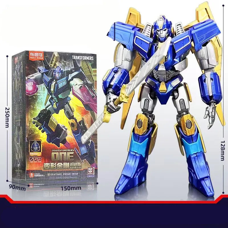 Movie Transformers One Toys LED Optimus Prime Starscream Megatron Action Figures