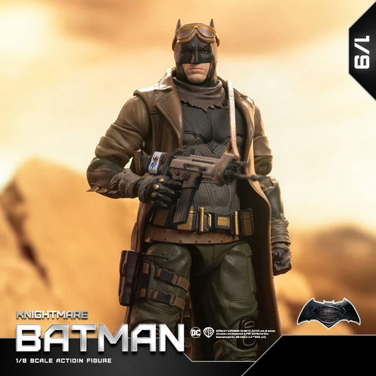 7.5"Fondjoy BVS Nightmare Desert Batman Action Figure DC Movie Scene Collectible