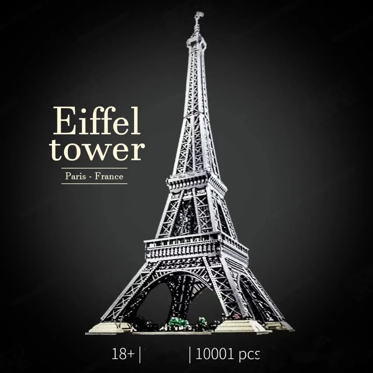 1.5M Eiffel Tower 10001pcs PARIS Famous Architecture Model Building Block Bricks