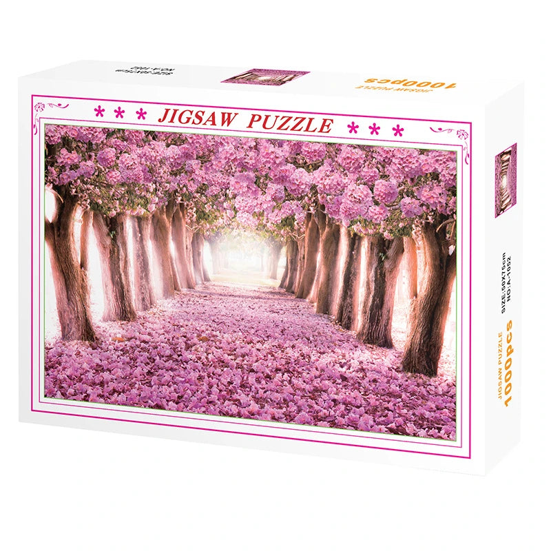 75*50cm 1000PCS Paper Jigsaw Puzzle Landscape Famous Painting Puzzle Character Series Series Home Decaoration Gift