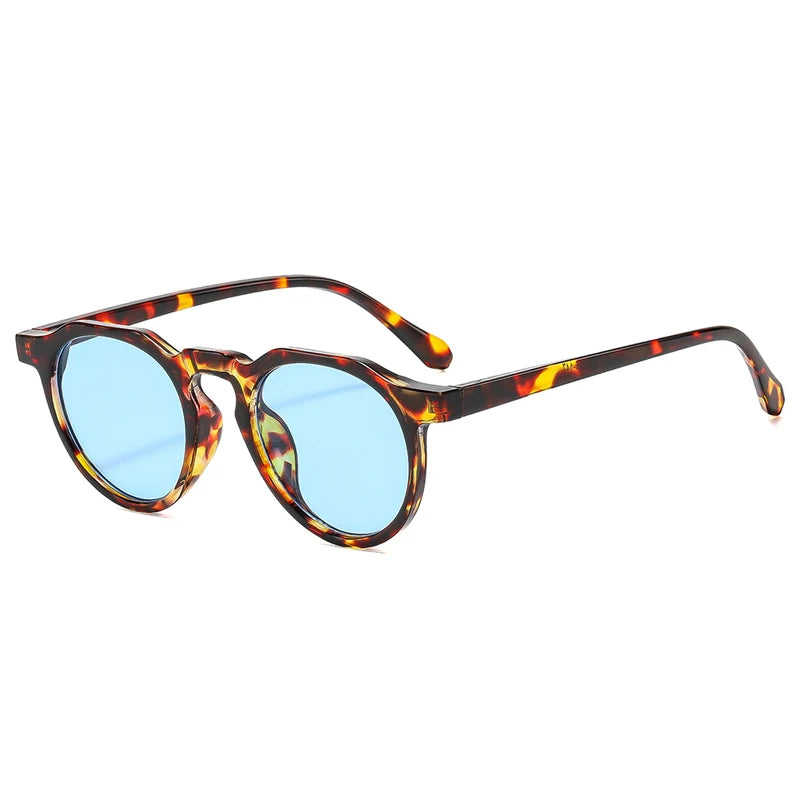 JNPCXI New Retro Oval Punk Men Sunglasses Fashion Candy Color Shades UV400 Women Trending Sun Glasses