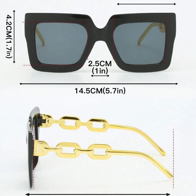 5pcs of Stylish and Durable Black Fashion Glasses Perfect for Daily Wear, Travel and Vacation, and Giving Gifts to Family
