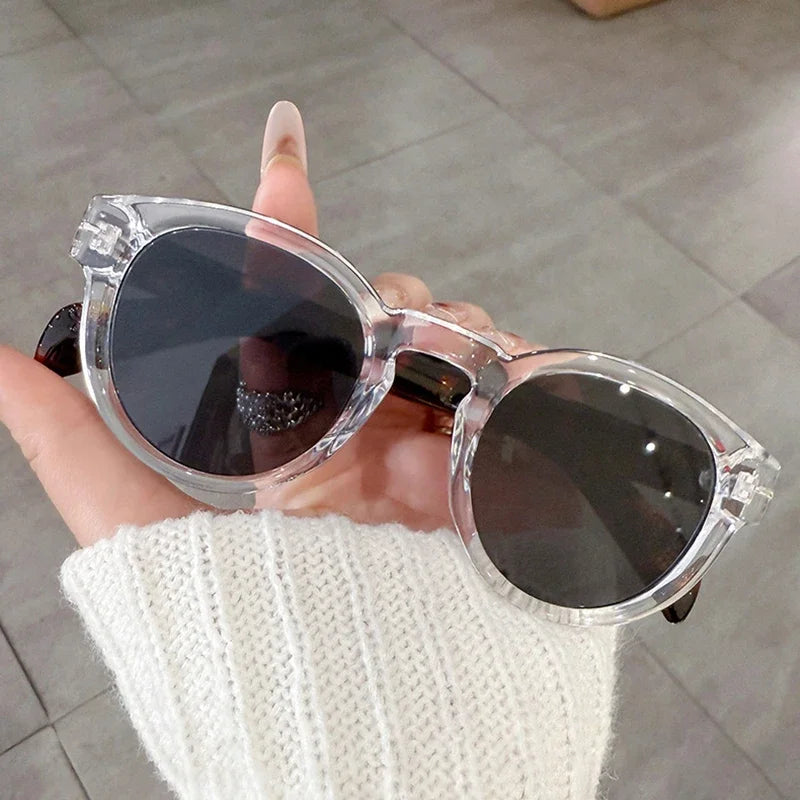 JNPCXI New Retro Round Punk Men Sunglasses Fashion Brand Designer Women Rivets Sun Glasses Shades UV400