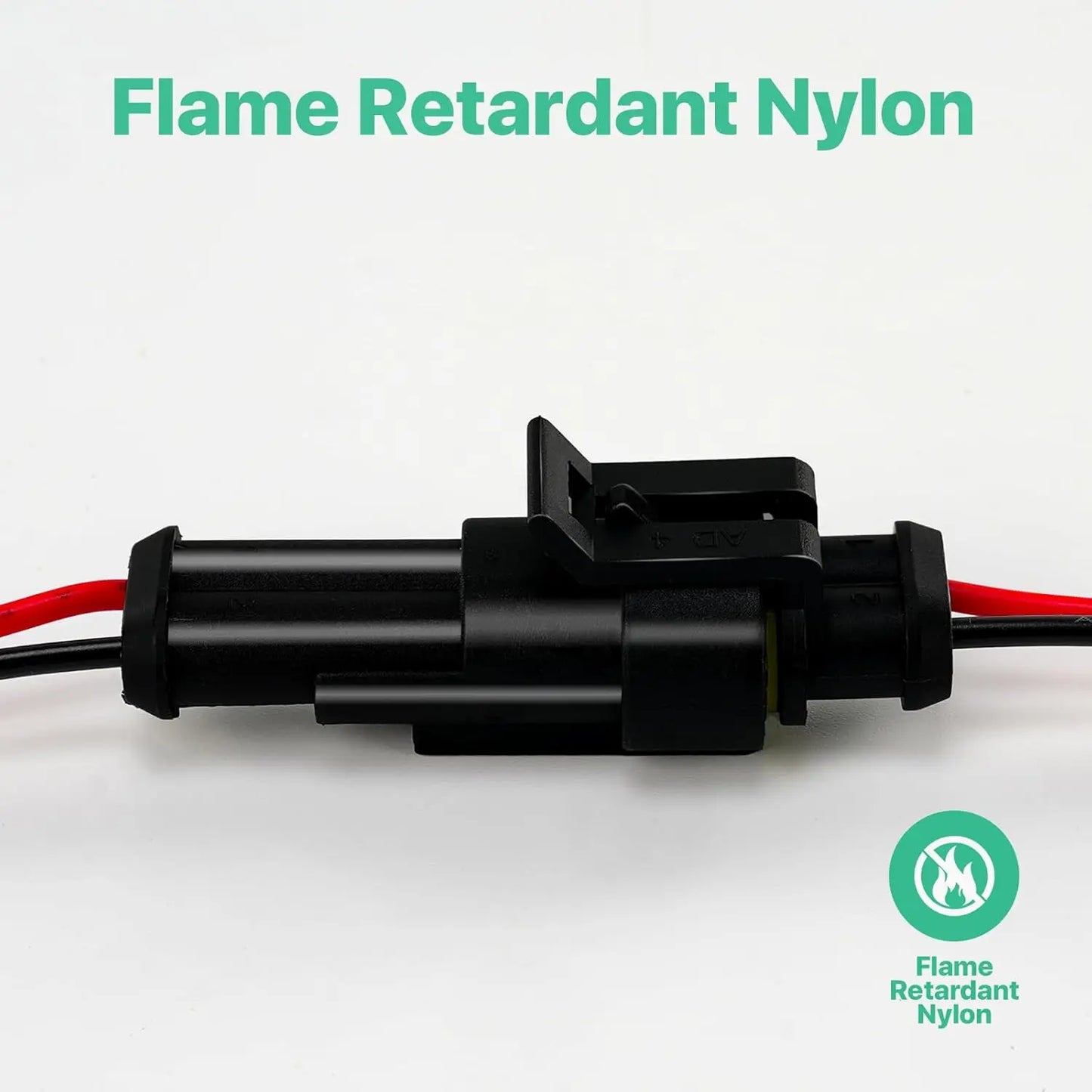 5pairs 2 Pin Waterproof Electrical Connectors, Male and Female Wire Connectors, 12V Plug Connector, Suitable for Connecting Weak