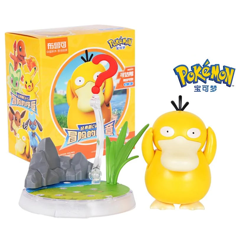 Original BLOKEE Pokemon Pikachu Bulbasaur Squirtle Charizard Eevee Action Figure