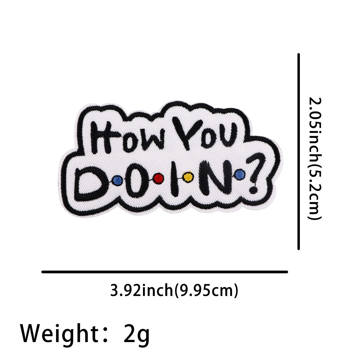 Friends TV SHOW Patch Turkey Embroidered Patches For Clothing DIY Iron on Patches For Clothes Cartoon Patch Stickers