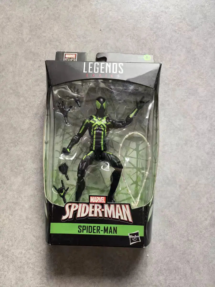 Original Hasbro Marvel Legends SPIDER-MAN/DARK BEAST/DEADPOOL/DEATHLOK/CAPTAIN AMERICA/WINTER SOLOIER/ WAR MACHINE Anime Figure