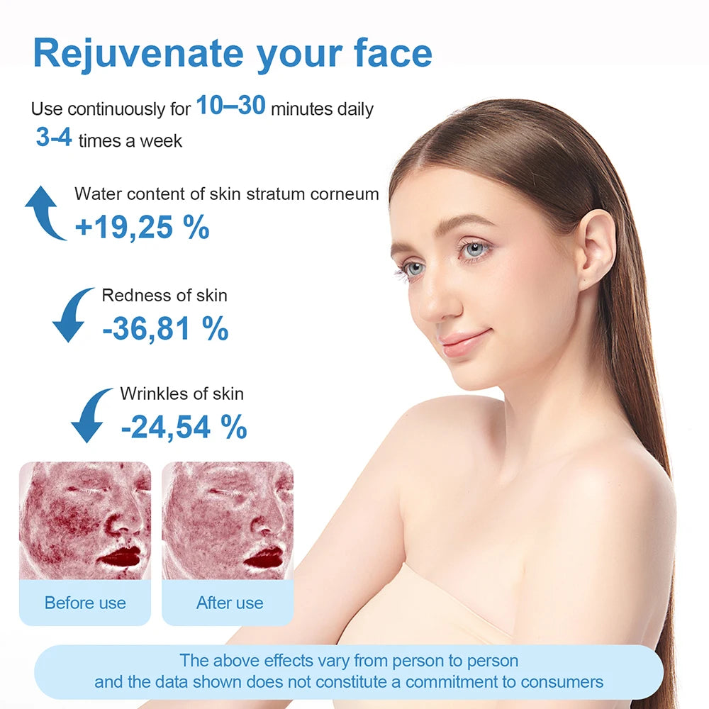 Face Body 4 Colors LED Photon Beauty Board Red Light Skin Rejuvenation LED Beauty Device Back Care LED Mask SPA Salon