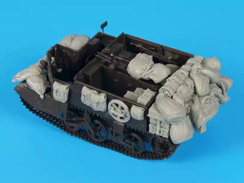 High Quality 1:35 Cast Resin Model Tank Bren Carrier Accessories Set No2 Parts Pile Up Set Unpainted