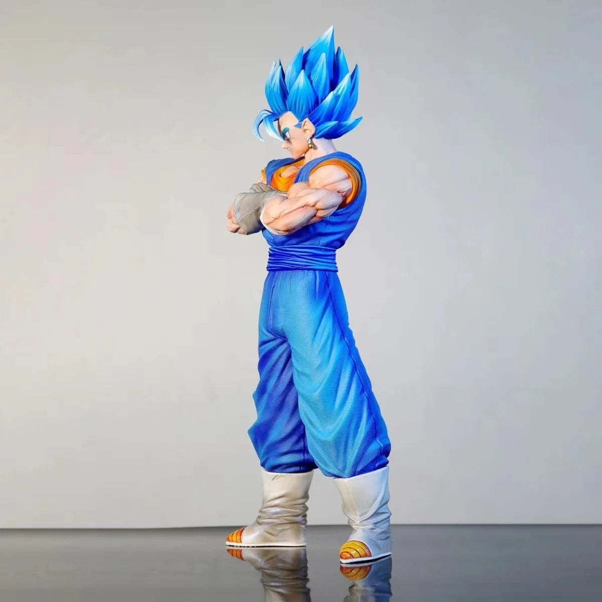 Anime Dragon Ball Vegetto Figure Super Saiyan Vegetto Blue Action Figures 30cm Pvc Statue Collection Model Toys Gifts