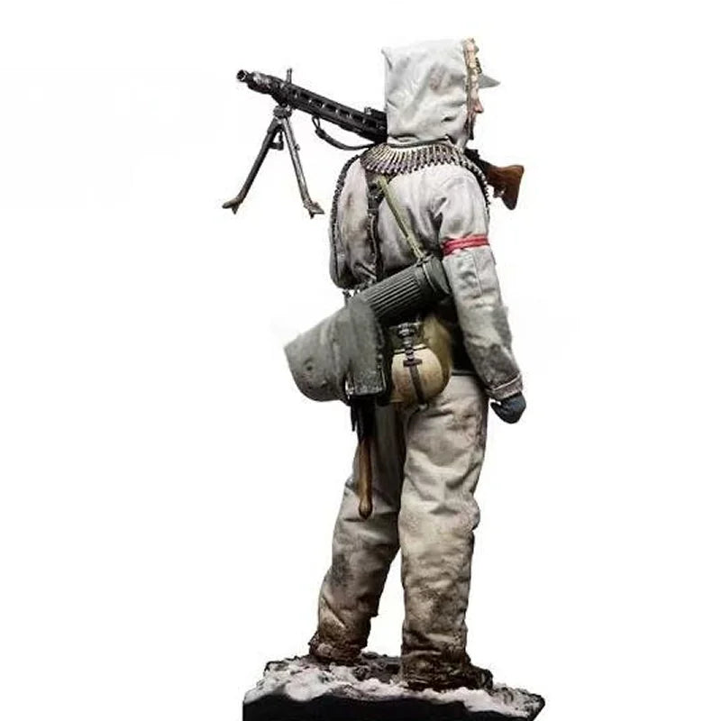 1/35 World War II EU battlefield soldier resin figure white mold unassembled &co