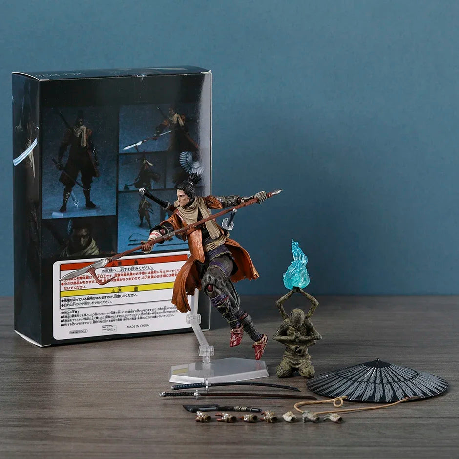 6" Figma 483-DX Shadows Die Twice Sekiro Movable Action Figure Model Collection