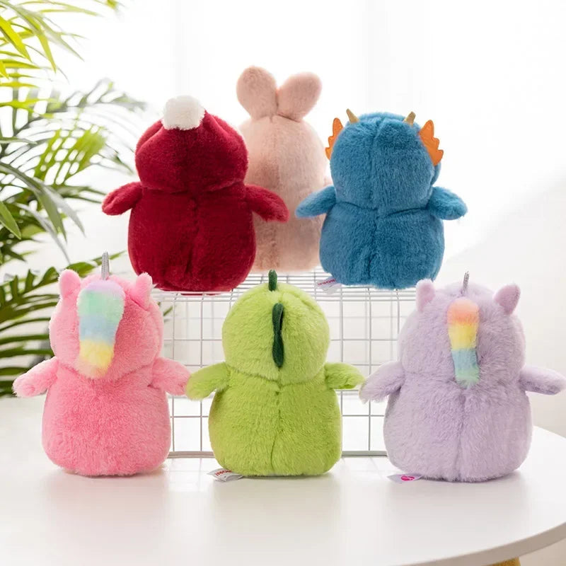 Creative  cosplay costume Dress Penguin plush toy Birthday Present Soft Fabric Stuffed Animal  Penguin Transforms into Dinosaur