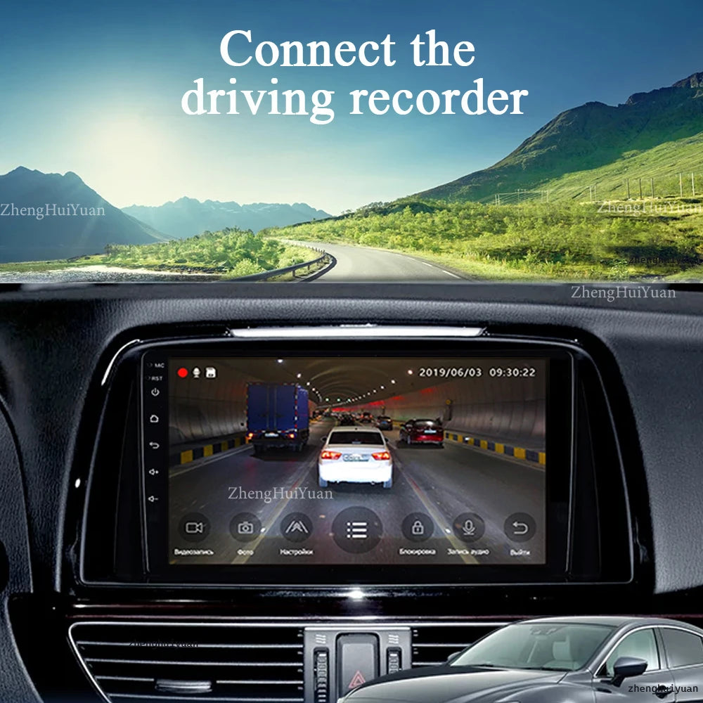 Android 15 For Mazda 6 GJ Atenza Touring Sport GT Carplay Auto Car Radio Multimedia Video Player Navigation GPS No 2Din 2 Din 4G
