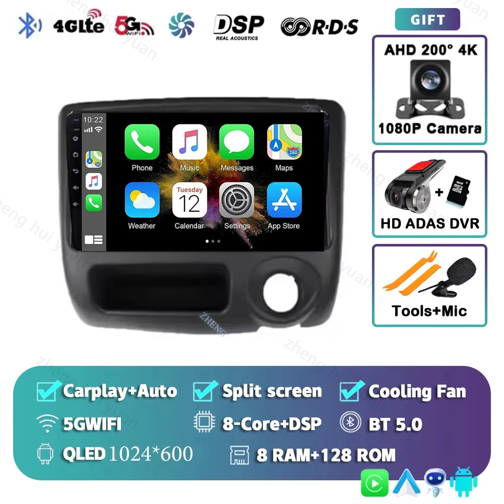 Android 14 For Toyota Vitz Yaris Echo 1999-2005 Carplay Auto Car Radio Multimedia Video Player Navigation GPS No 2Din 2 Din DVD