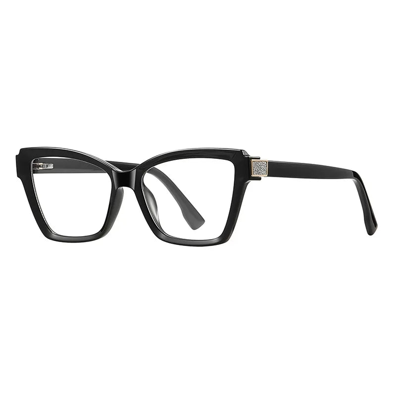 JNPCXI New TR90 Ultralight  Anti-Blue Light Spring Hinge Women Eyeglasses Green Frame Optics Prescription Glasses