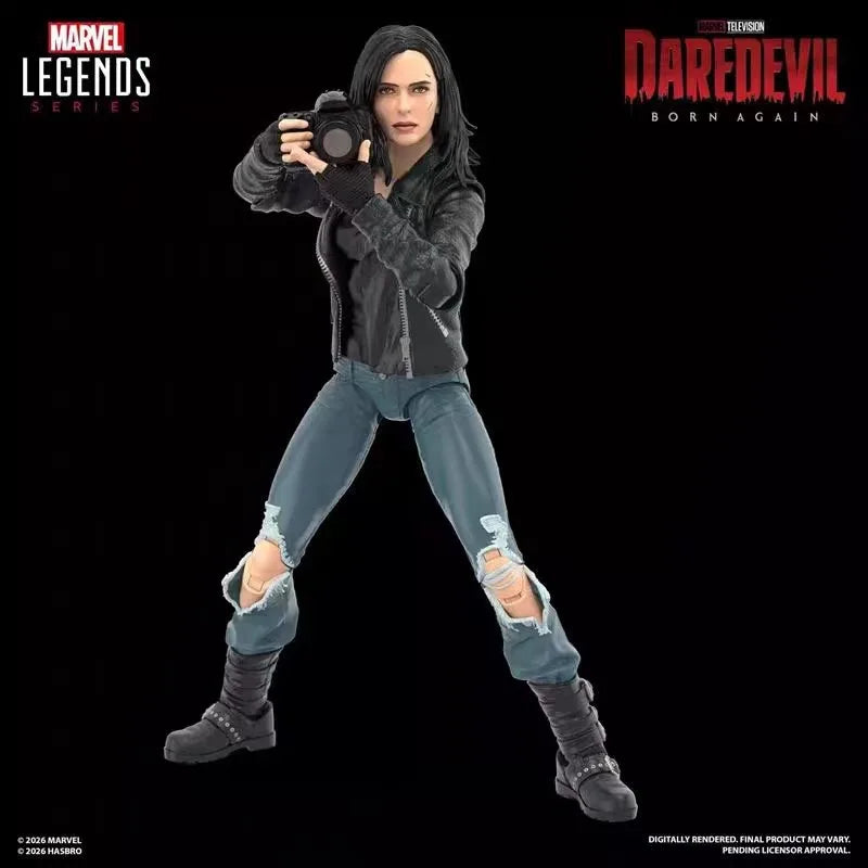 【Pre Sale】Original Hasbro Marvel Legends Series Jessica and Daredevil Anime Figure Toys Model Ornaments