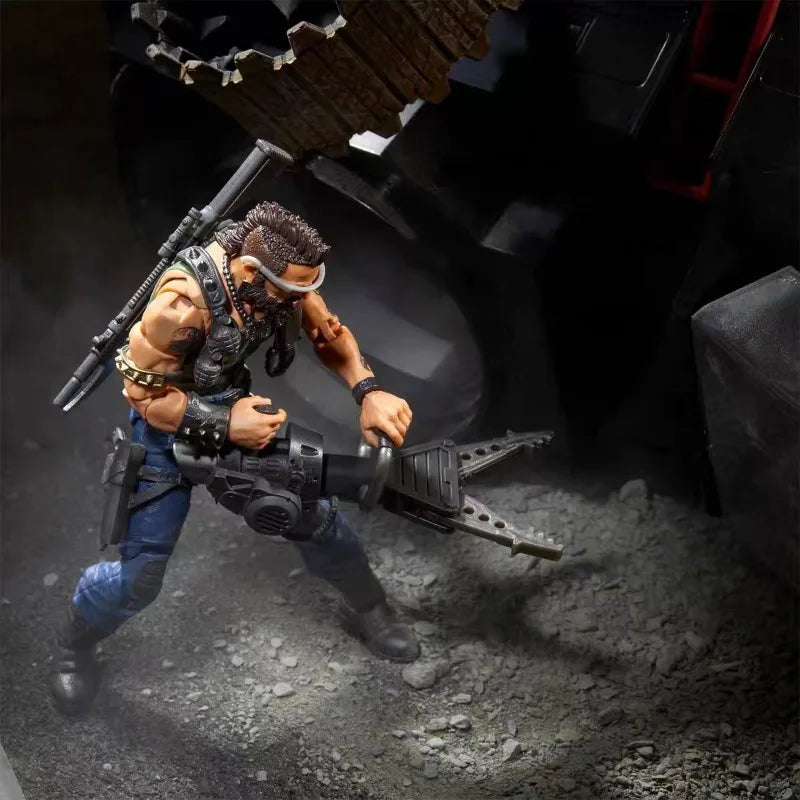 Original Hasbro G.I. Joe Classified Series #102 COBRA Dreadnok Ripper Action Figure Collection Model Toys