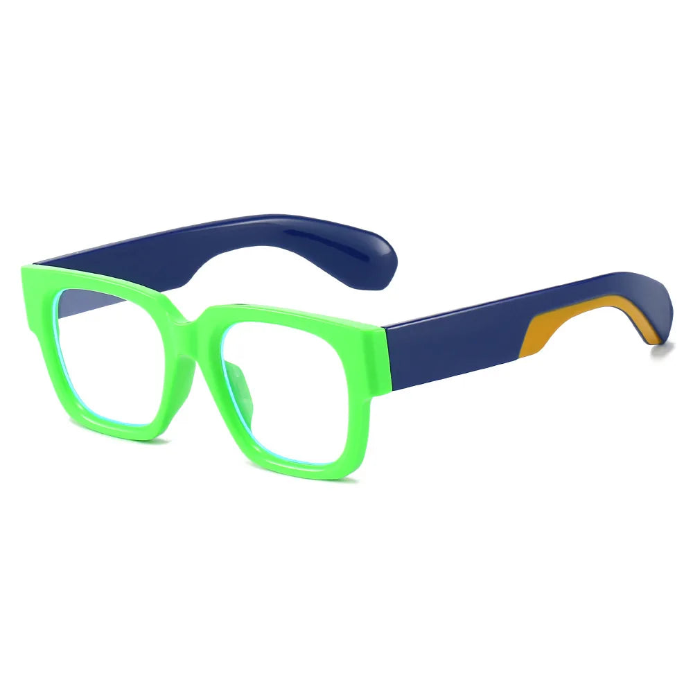 JNPCXI New Fashion Square Women Glasses Frame Clear Anti-Blu-Ray Eyewear Retro Men Optical Frame Computer Goggles