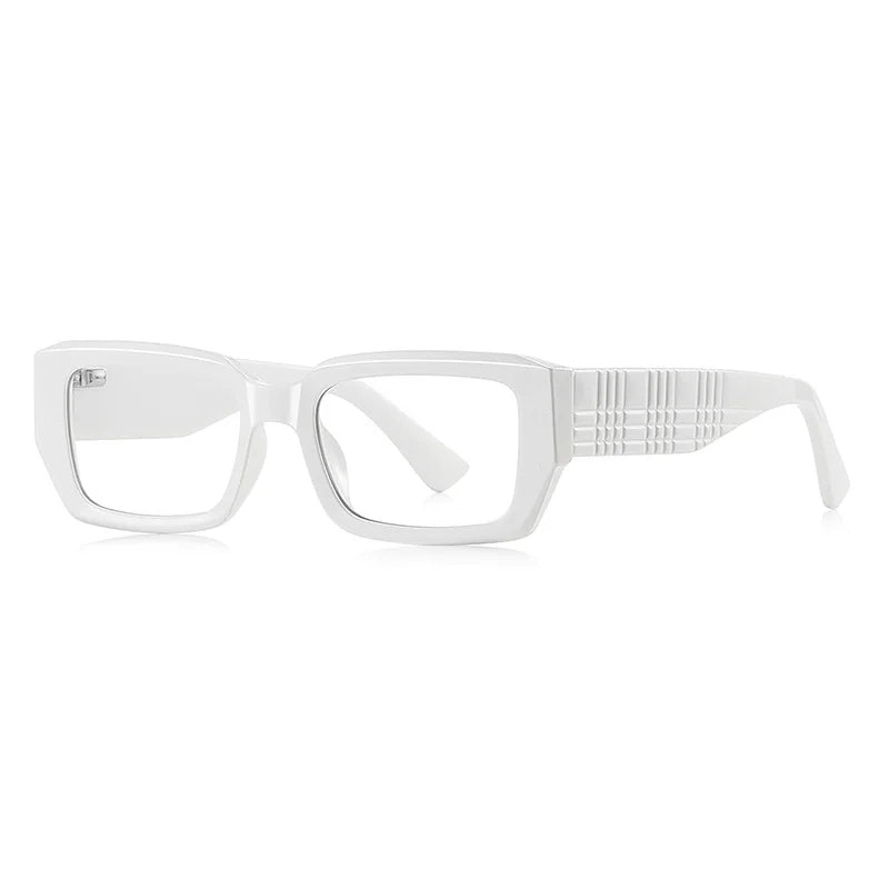 JNPCXI New Transparent Rectangle Anti Blue Light Reading Glasses Women Fashion Square Myopia Prescritption Computer Eyewear