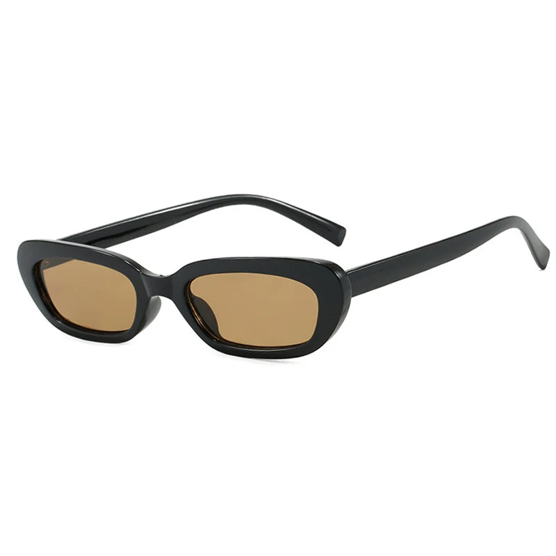 JNPCXI New Retro Small Rectangle Candy Color Sunglasses Women Fashion Trending Rivets Men Leopard Sun Glasses Shades UV400
