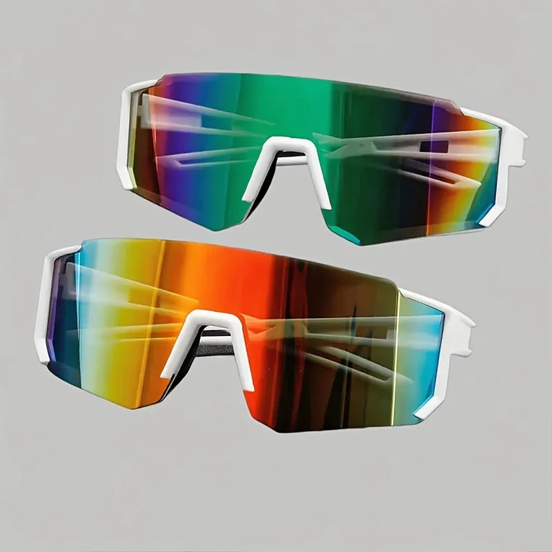2pcs European and American Style Unique Fashion Glasses Suitable for Various Styles Unisex Eyewear