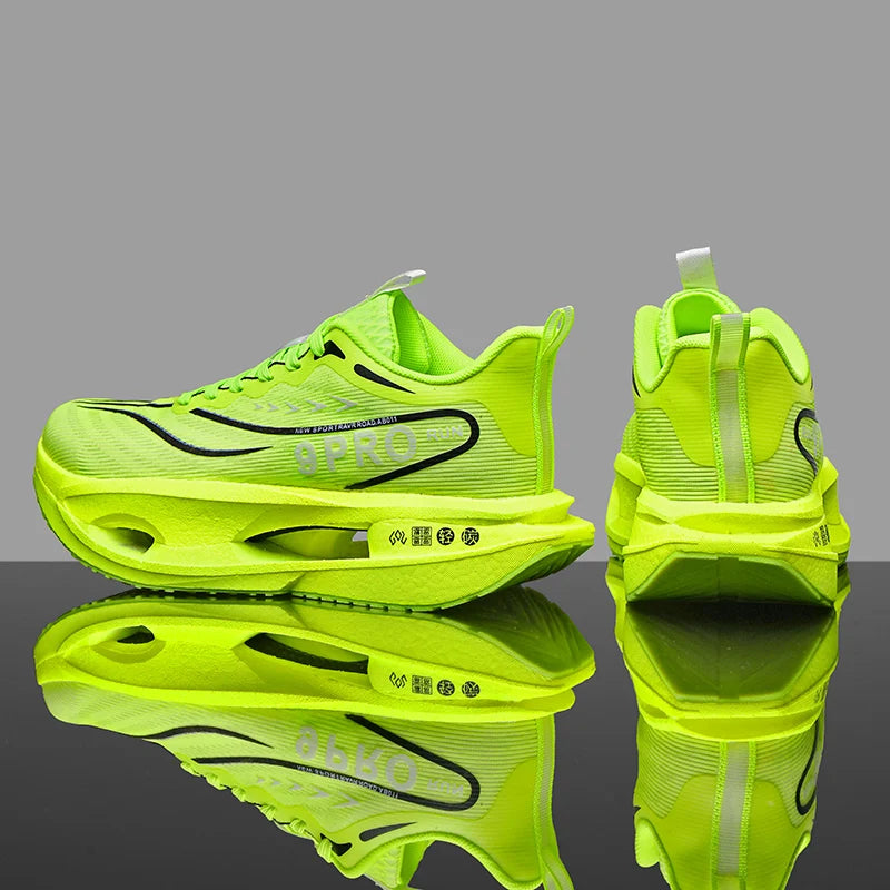 Men Running Shoes Carbon Board Marathon Speciality Sports Casual Men's Sneakers Breathable Women's Comfortable Athletic Sneakers