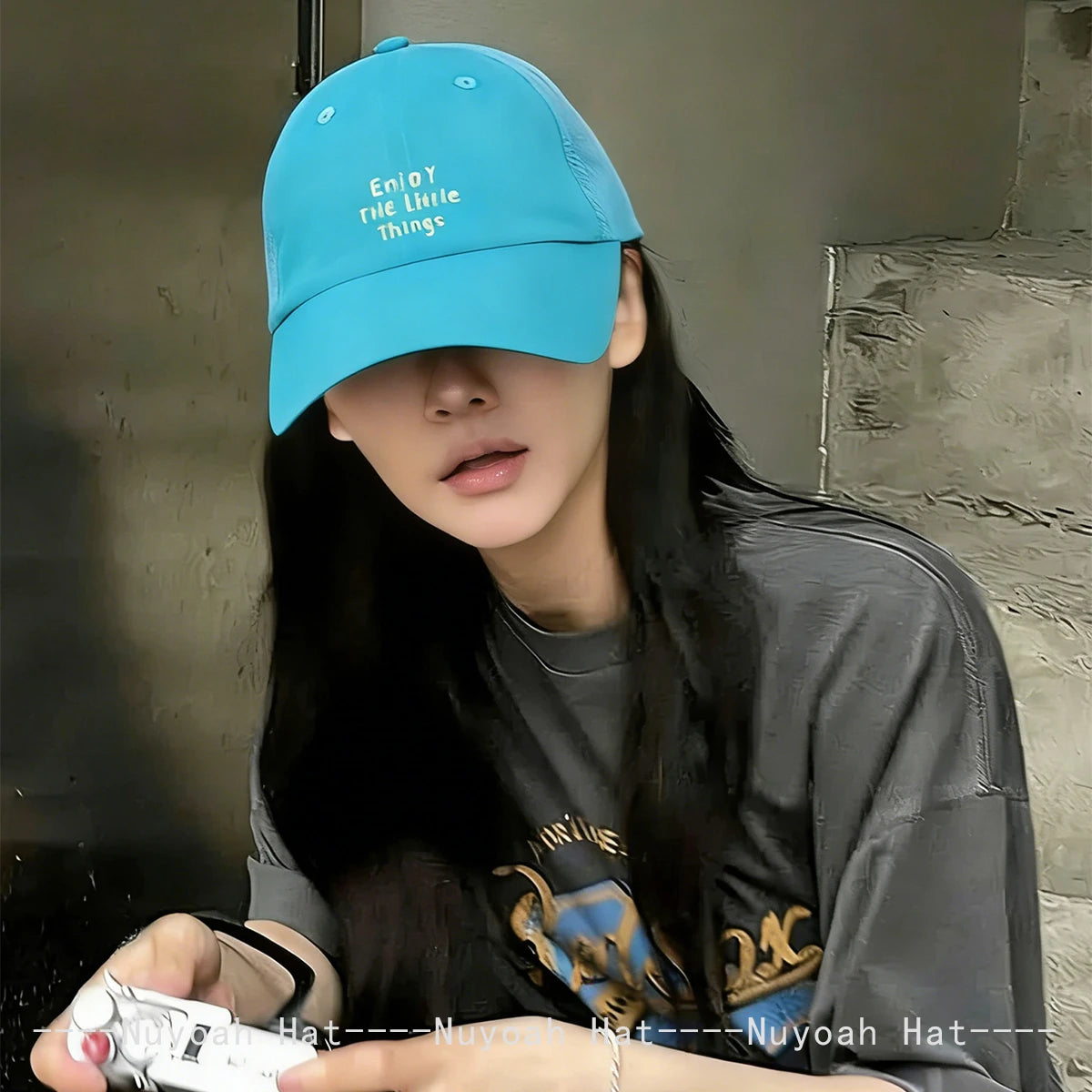 New Men Women Simple Mesh Embroidered Letters Baseball Hats Sunshade Quick-dry Breathable Korean Peaked Caps Versatile Fashion