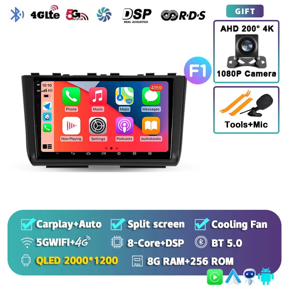For Hyundai Creta 2 IX25 2021 2K 12+256 QLED Android 15 CarPlay Car Radio Multimedia Video Player GPS stereo Head Unit 4G WIFI