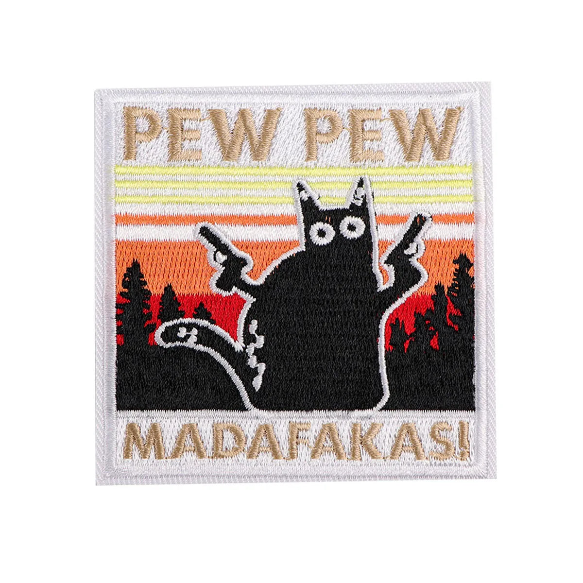 Ouija Halloween Embroidery Patch Cute Cat Iron On Patches For Clothing Thermoadhesive Patches On Clothes DIY Sew Badges