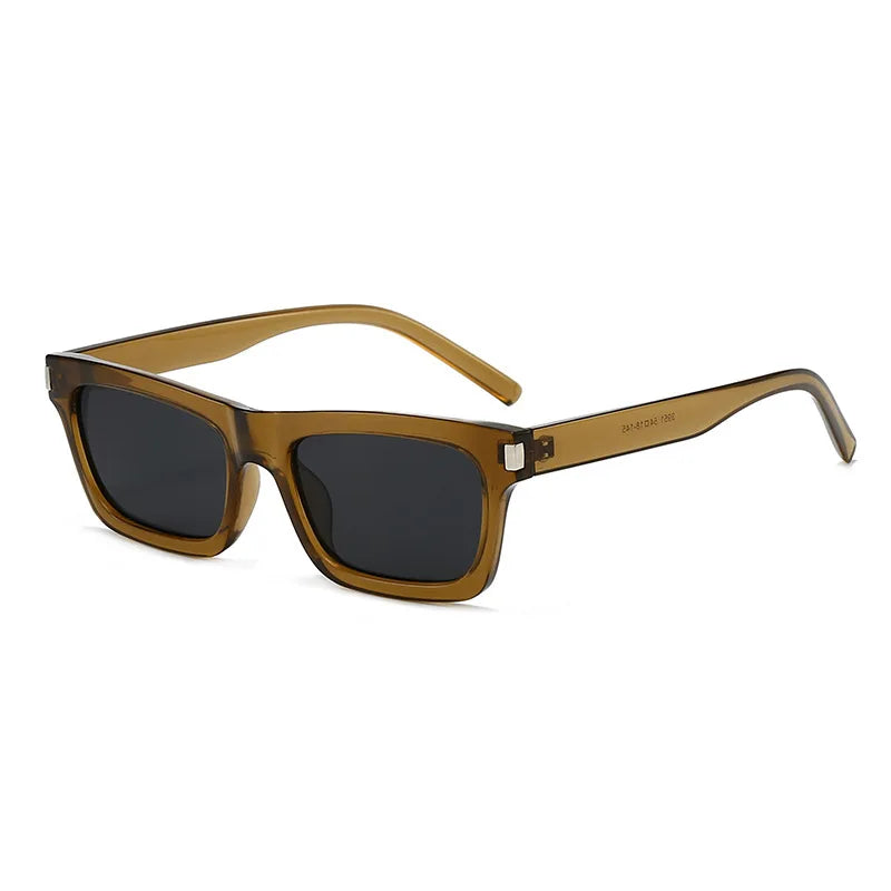 JNPCXI New Fashion Small Square Sunglasses Women Luxury Retro Shades UV400 Men Trending Sun Glasses Sunglasses for Women Men