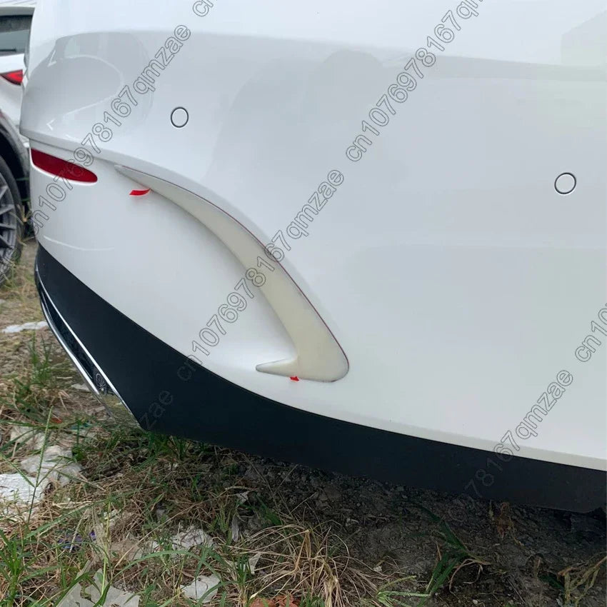 Car Rear Bumper Side Spoiler Canards Vents Cover Trim For Mercedes Benz CLA Class W118 C118 CLA200 220 250 260 45 AMG 2013-2019