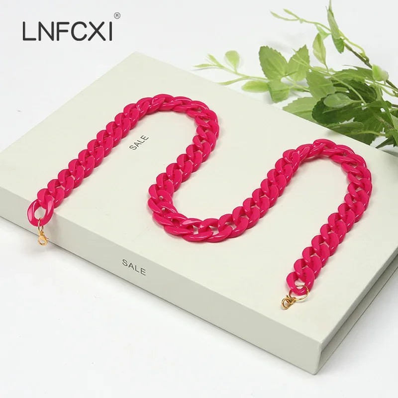 New Fashion Men Women Neck Chain for Mask Glasses Acrylic Sunglasses Chains Lanyard Reading Eyeglasses Cord Neck Strap Rope