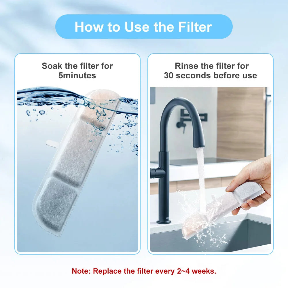 6/8/12/14/16PCS Activated Carbon Replacement Filters Pet Auto Drinking Fountain