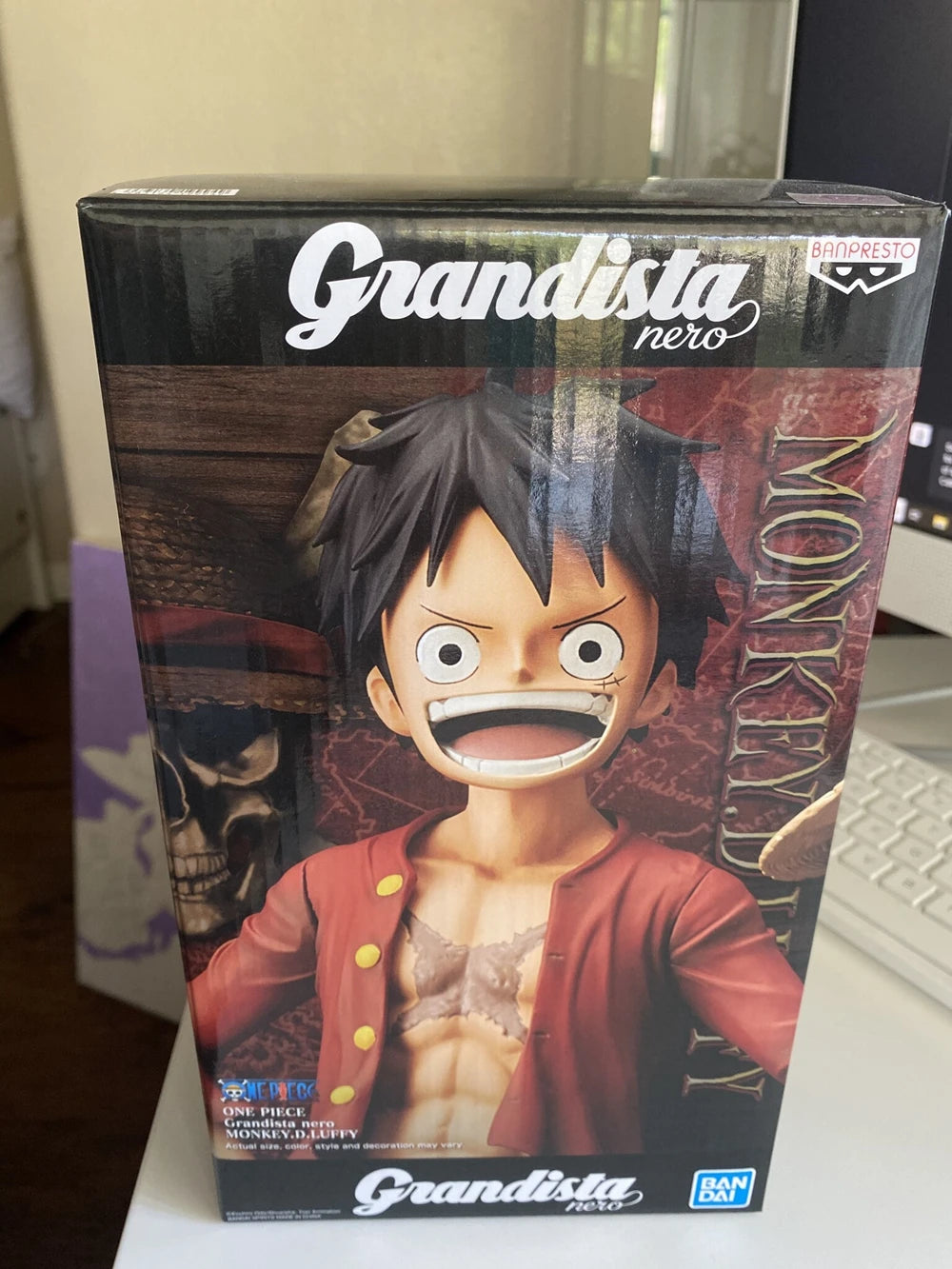 【IN STOCK】Original Banpresto Grandista nero One Piece Monkey D Luffy 28cm Figure PVC Collectible Model Toy Gift