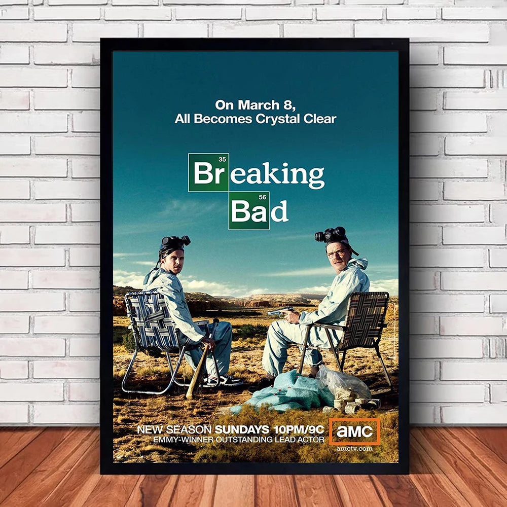 Breaking Bad TV Canvas Wall Art Print Poster Movie Art Decor Painting Unframed16