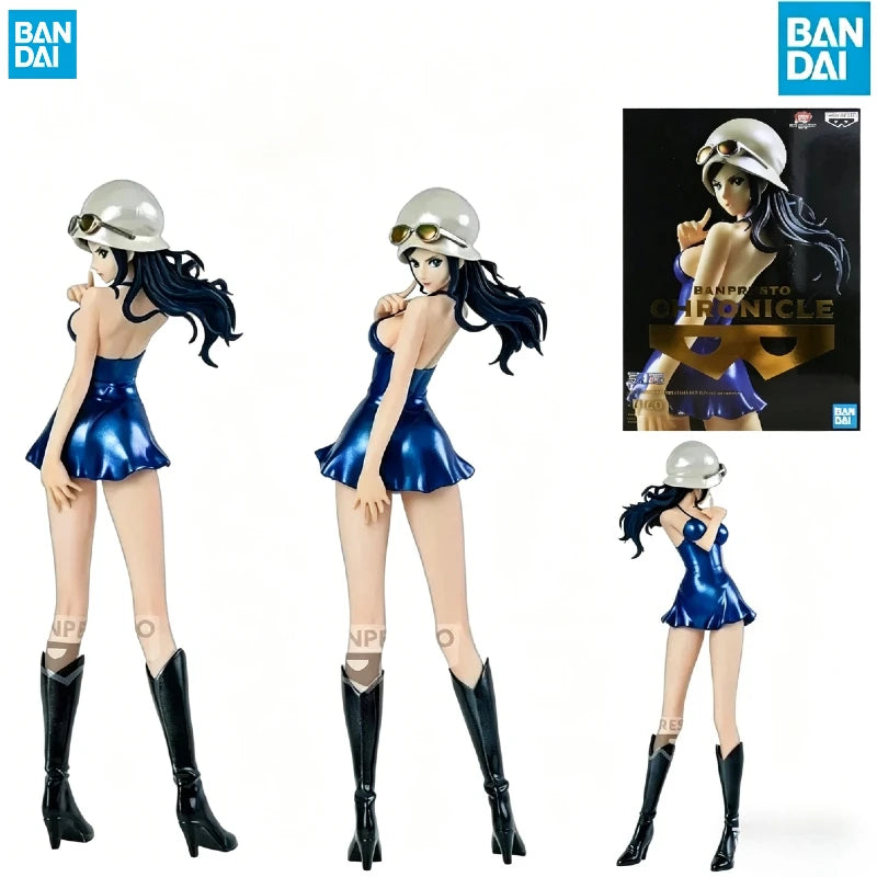 【IN STOCK】Original Banpresto Chronicle Glitter & Glamours One Piece Nico Robin Dressrosa Style Figure Collectible Model
