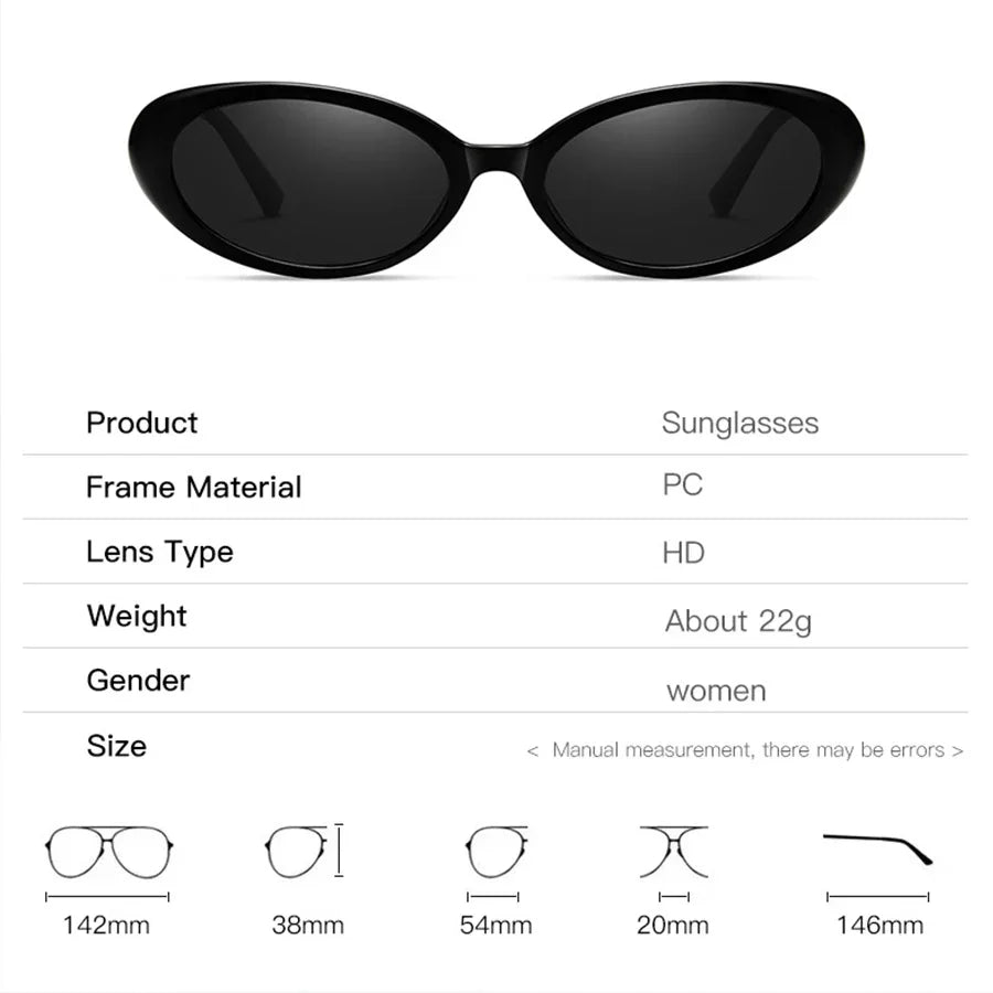 JNPCXI Oval Sunglasses Women Luxury Brand Designer Vintage Small Oval Sun Glasses Retro Men Rivets Sun Glasses Oculus