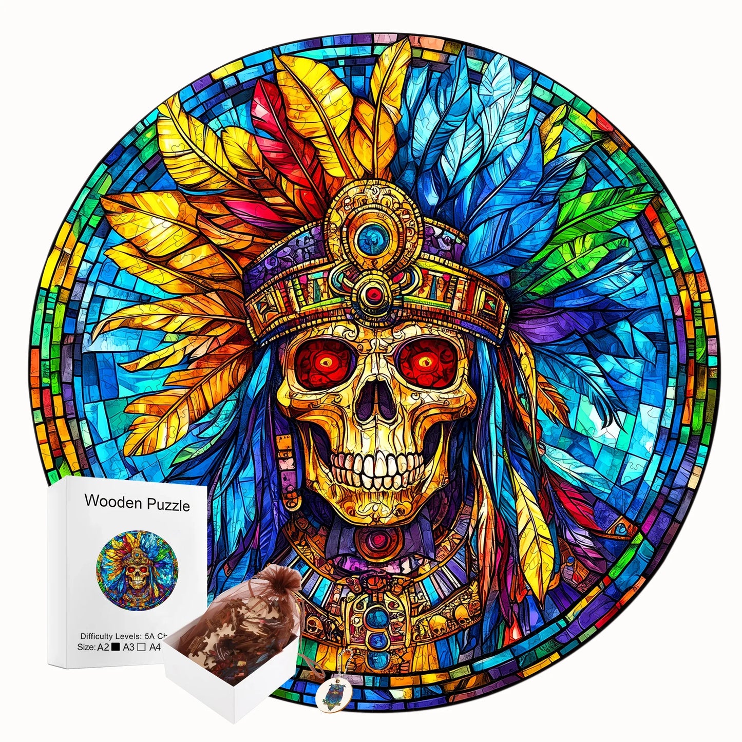 Creative Interesting Wooden Jigsaw Puzzle Wooden Home Decor Christmas and Halloween Gift Toy For Teen And Kid