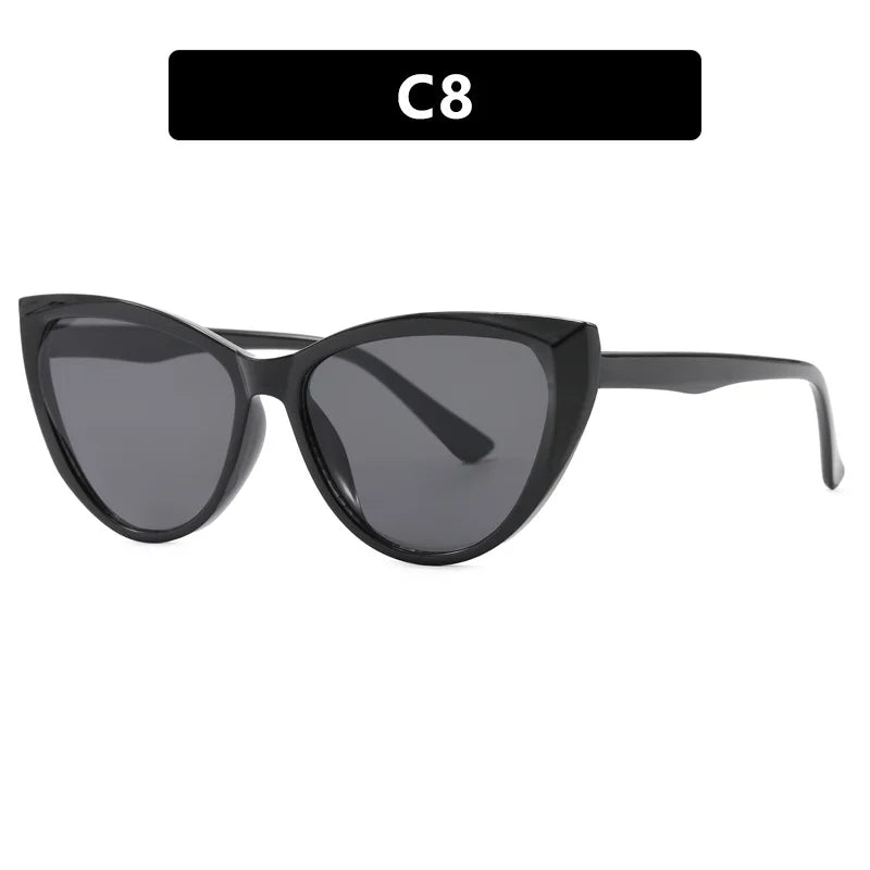 JNPCXI New Fashion Cat Eye Women Glasses Frame Clear Anti Blue Light Optical Eyewear Computer Glasses