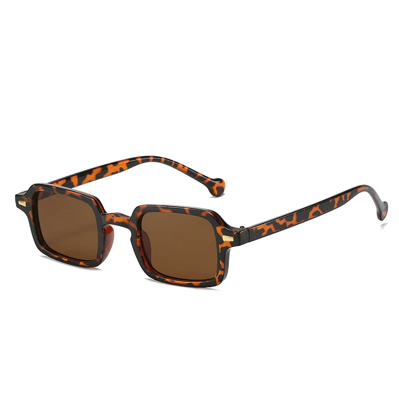 JNPCXI New Small Frame Square Sunglasses Women Fashion Rectangle Sun Glasses Brand Designer Vintage Eyeglasses Men UV400