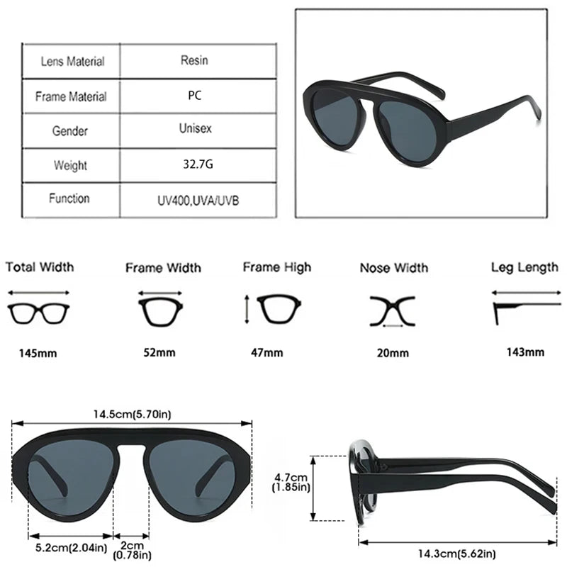 JNPCXI Retro Pilot Candy Colors Sunglasses Women UV400 Retro Trending Punk Outdoor Men Leopard Champagne Sun Glasses