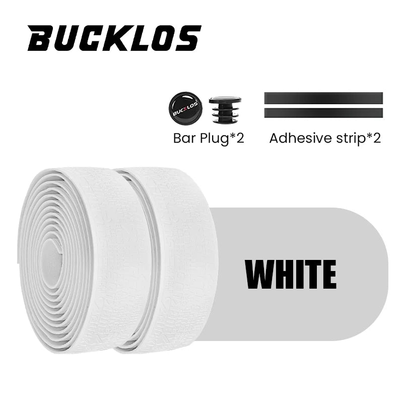 BUCKLOS  Ultralight Bicycle Handlebar Tape Anti-slip PU Wear-resistant Road Bike Bar Wrap Belts Soft EVA Cycling Handle Tapes