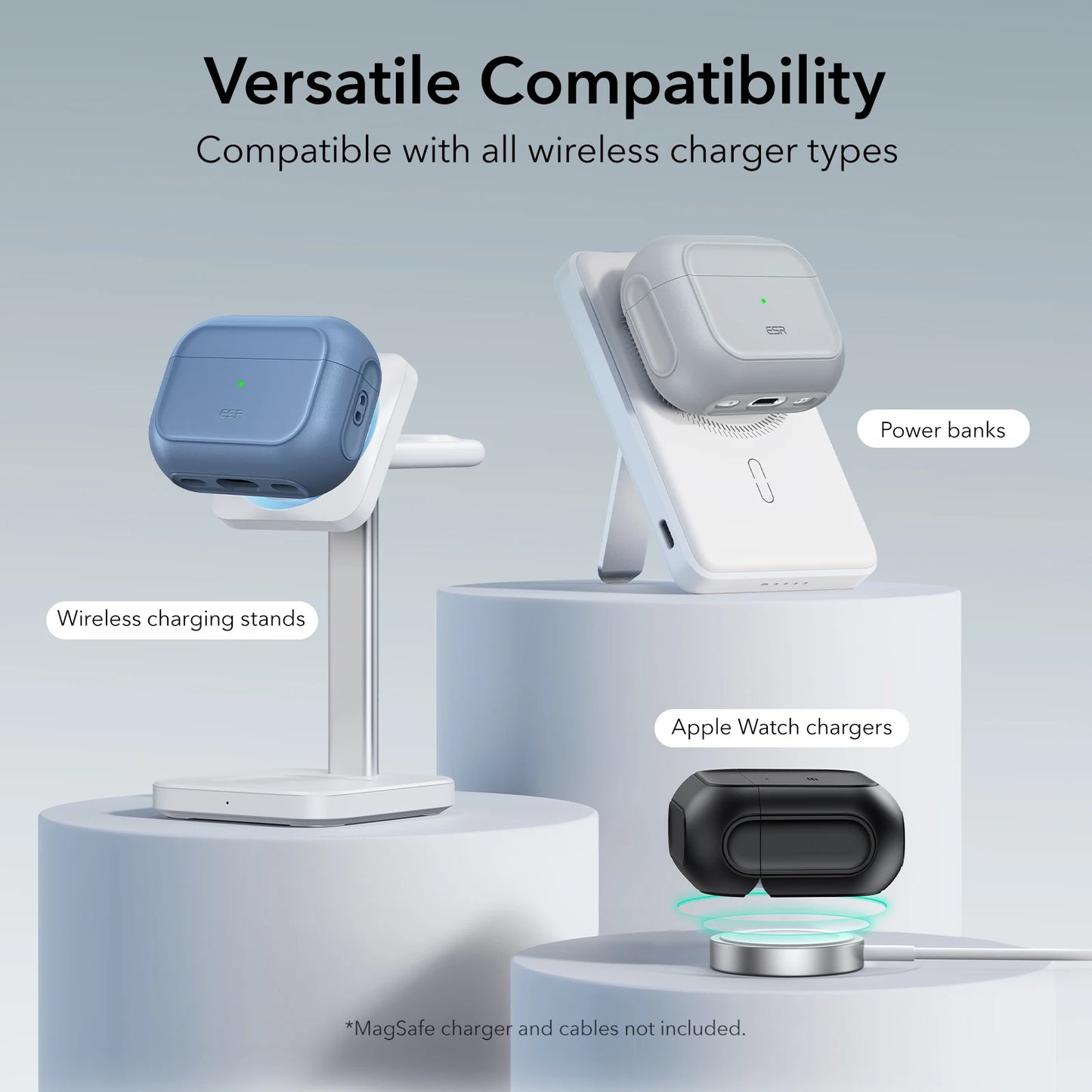 AirPods Pro 2 Case8, Airpods Pro 2023/22/19 MagSafe Cover,USB-C/Lightning Cable