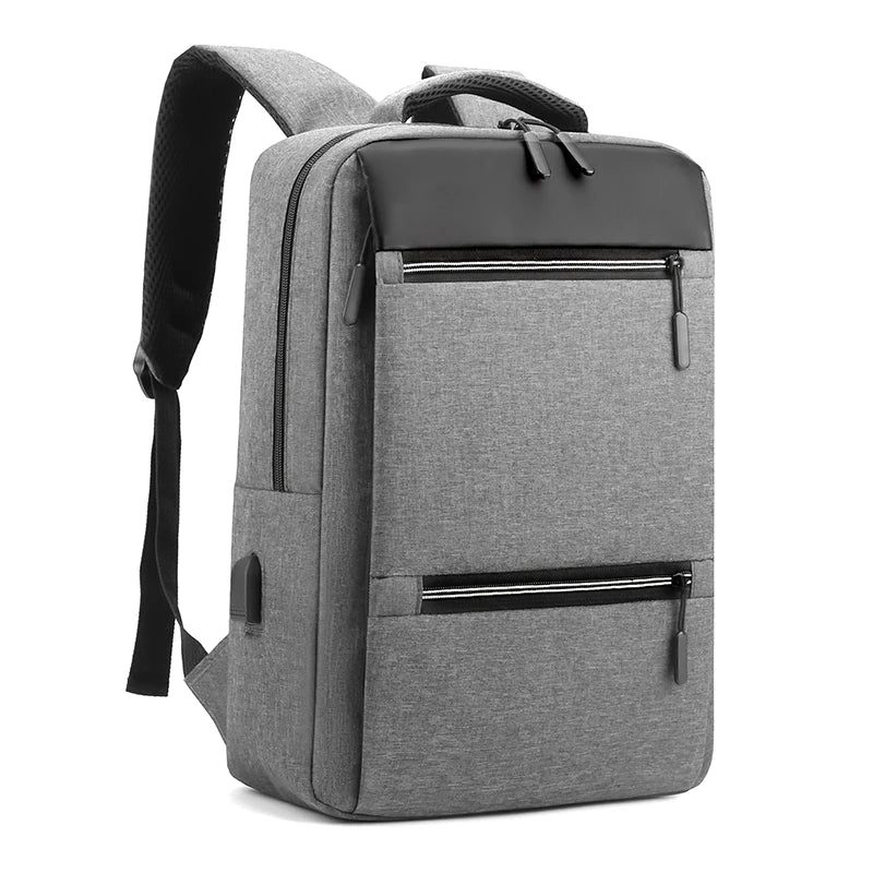 Business Laptop Backpack, Large Capacity Travel Bag w/ Adjustable Shoulder Strap