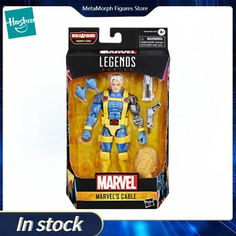 Original Hasbro Marvel Legends Series X-Men Cable Anime Figures Model Collection Toy
