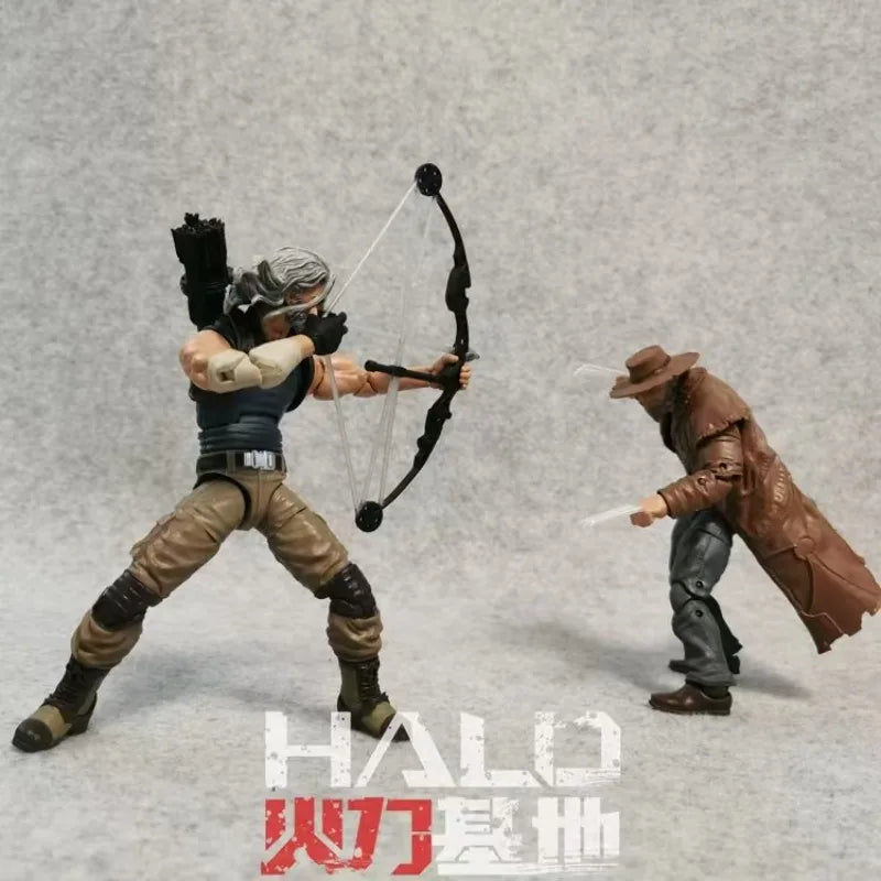 Original Hasbro Marvel Legends Series Logan and Hawkeye Anime Figure Model Collection Toy