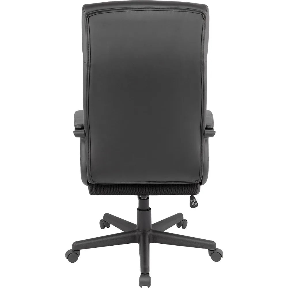 Rutherford Ergonomic Executive Office Chair High Back Swivel Luxura Faux Leather