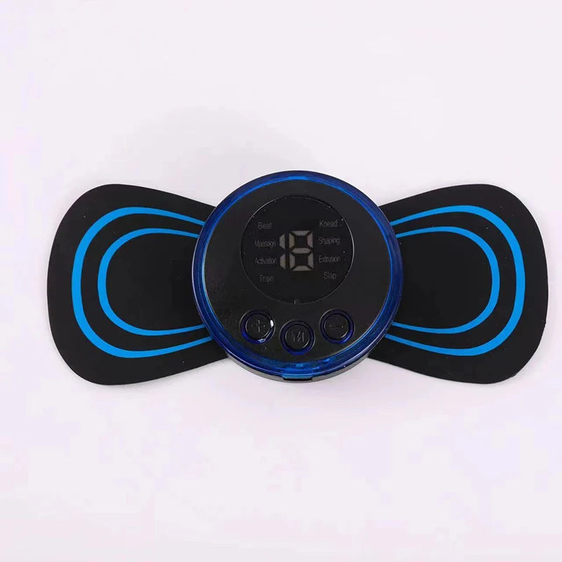 Rechargeable electric neck massage, relieve pain EMS acupoint muscle stimulation